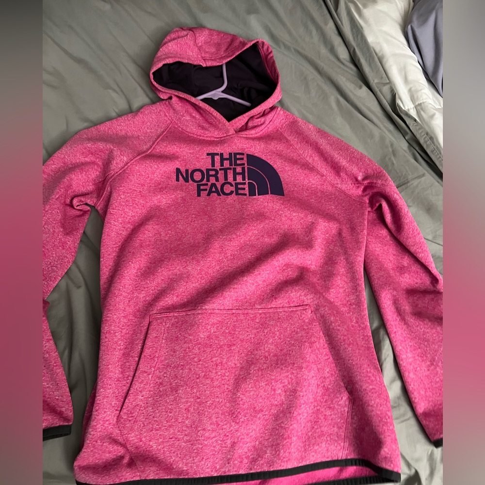 North face hooded sweatshirt